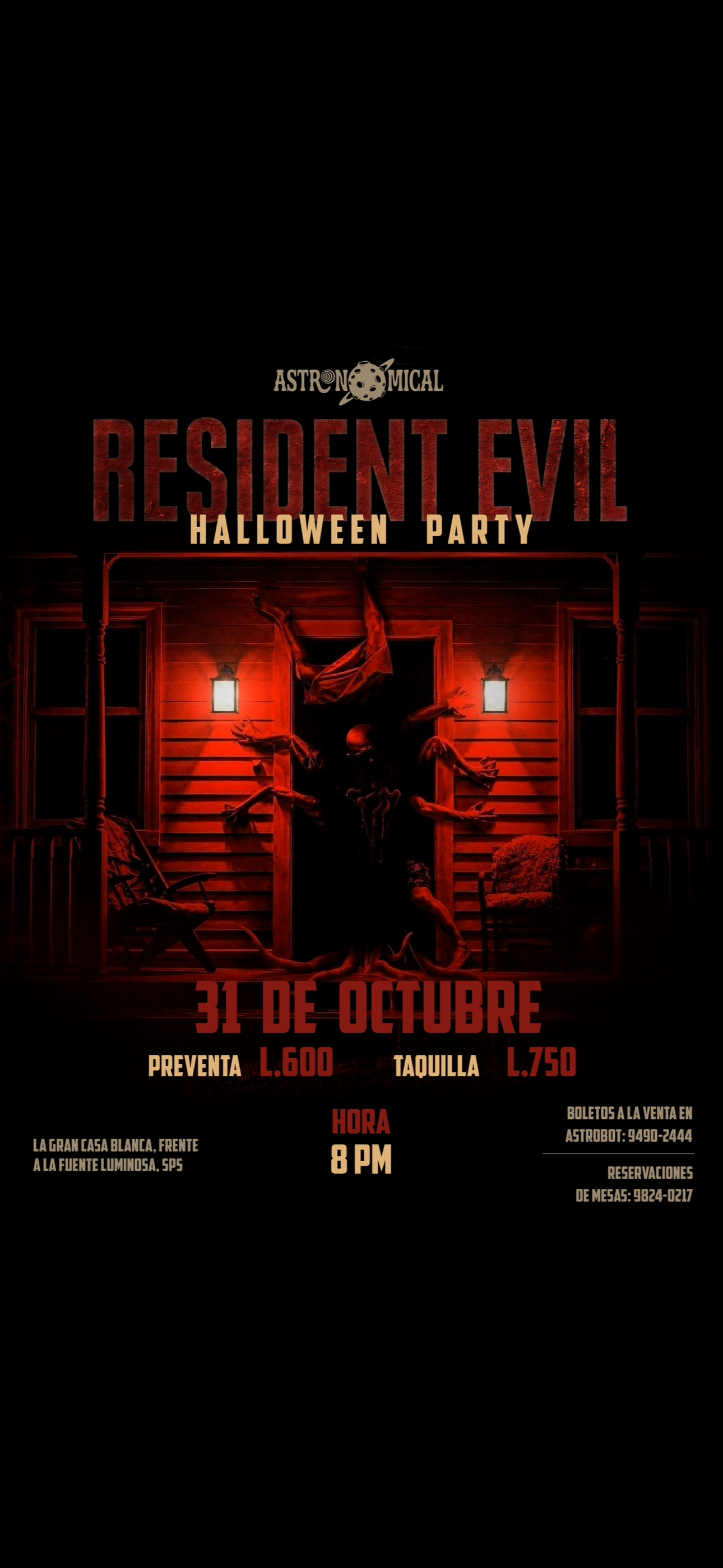 Resident Evil Halloween Party Preventa
